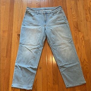 Old Navy high waist stretch straight leg jeans